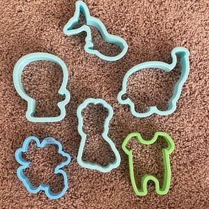 Assorted Baby Shower Cookie Cutters